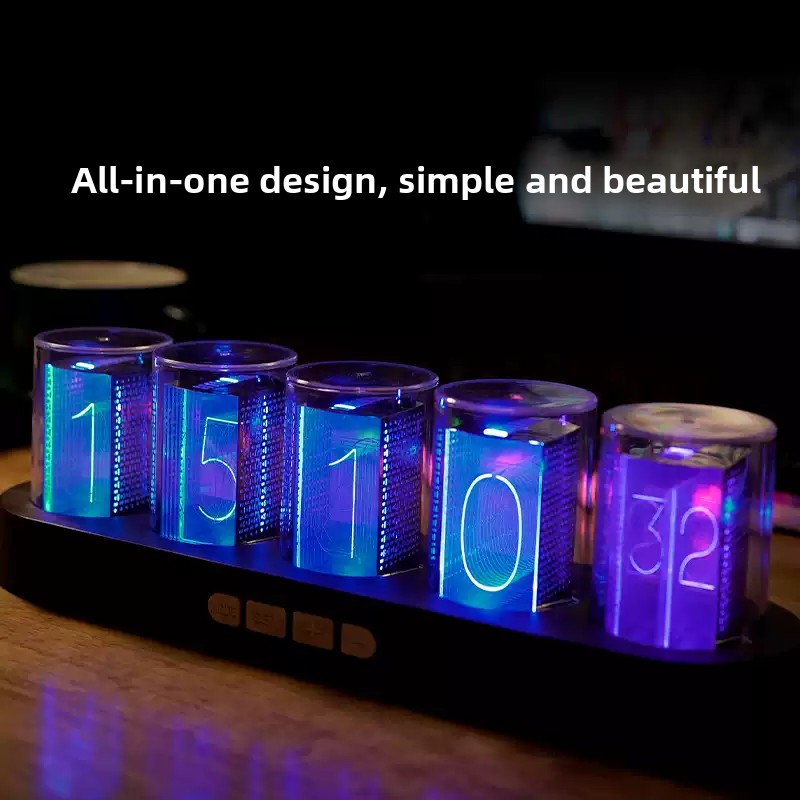 Office Tech Setup - RGB LED-часы Nixie Tube для геймерского