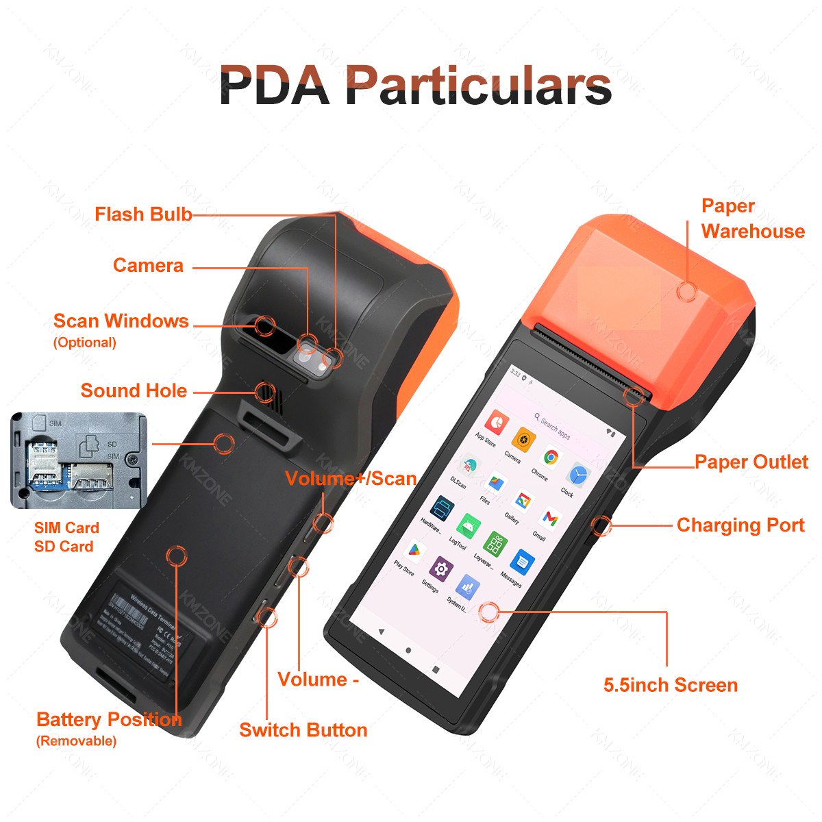 Ручной принтер для КПК Android – обзор и цена Pos Terminal Android