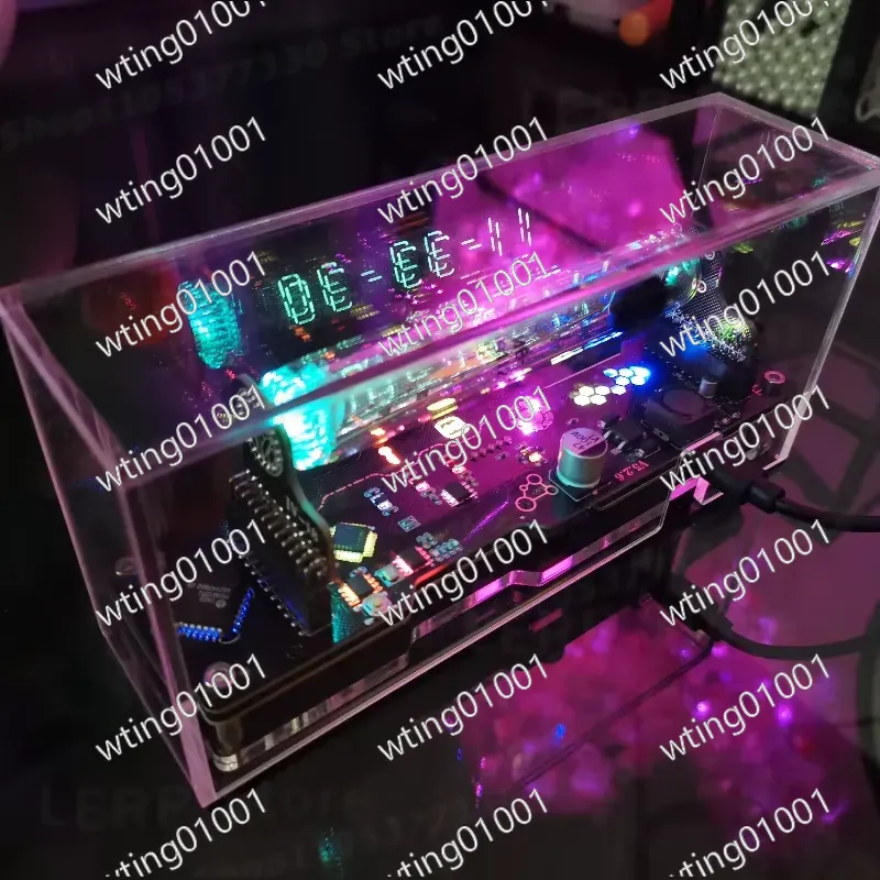Настольные часы в стиле Nixie  – обзор и цена Tech Office Vibe