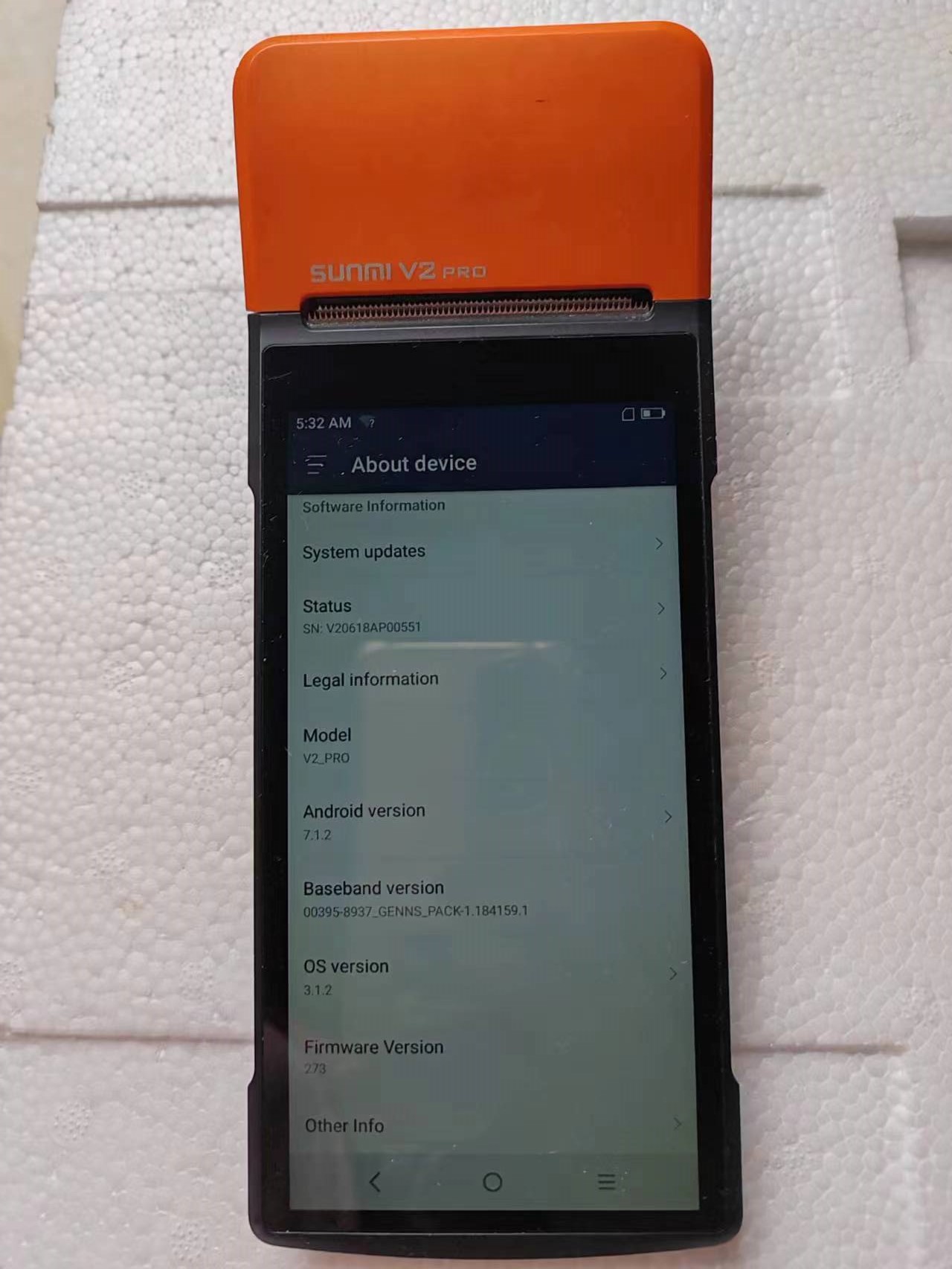 Б/у POS-терминал V2 Pro Androi – обзор и цена Pos Terminal Android