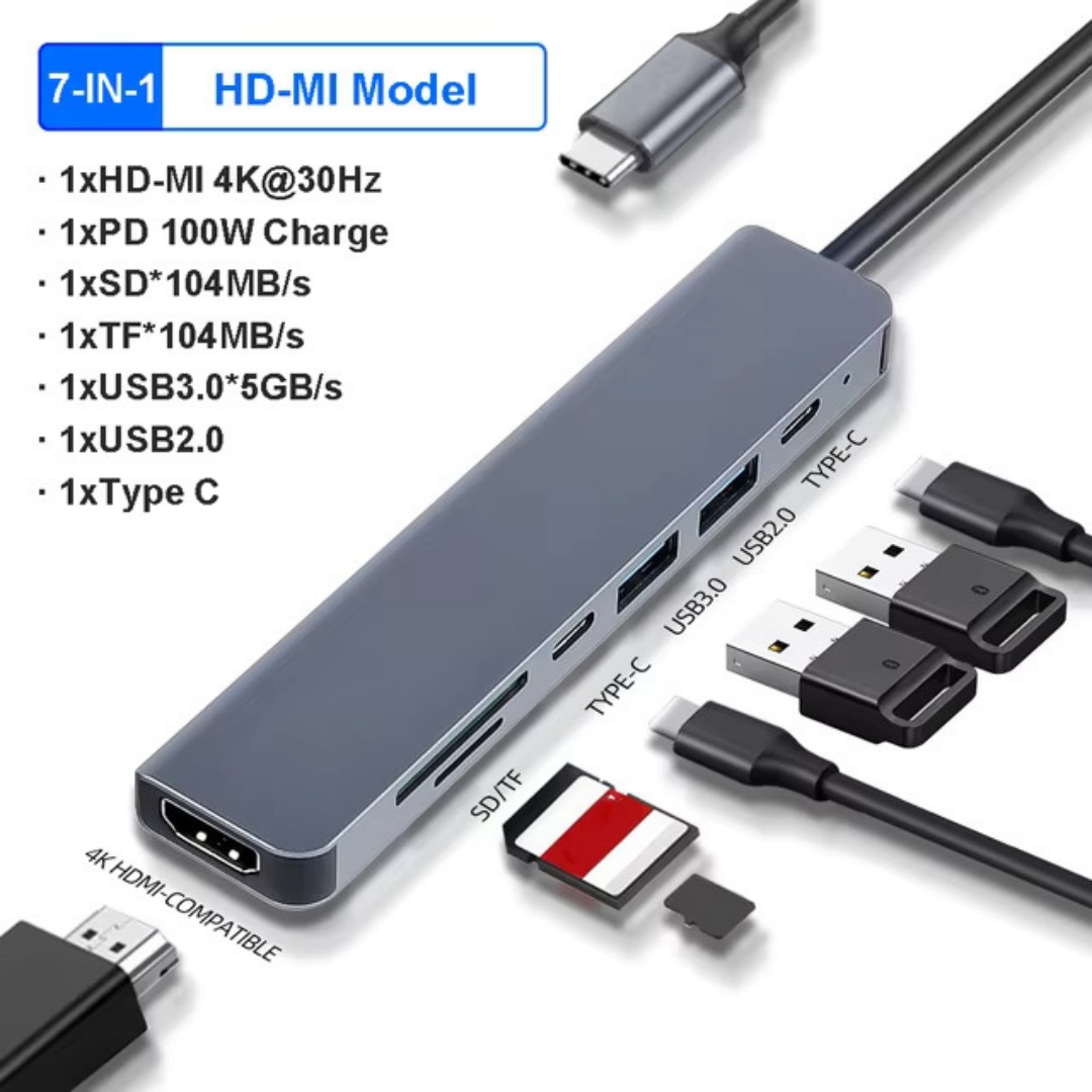 Док-концентратор 4/7/8/11 в 1, – обзор и цена Docking Station Usb C