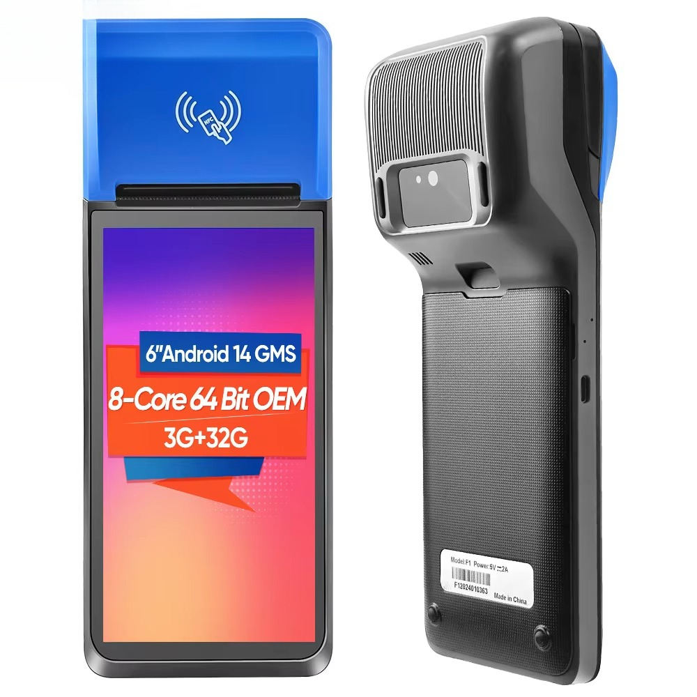 Pos FYJ-F1 6 дюймов, 3G + 32G, – обзор и цена Pos Terminal Android