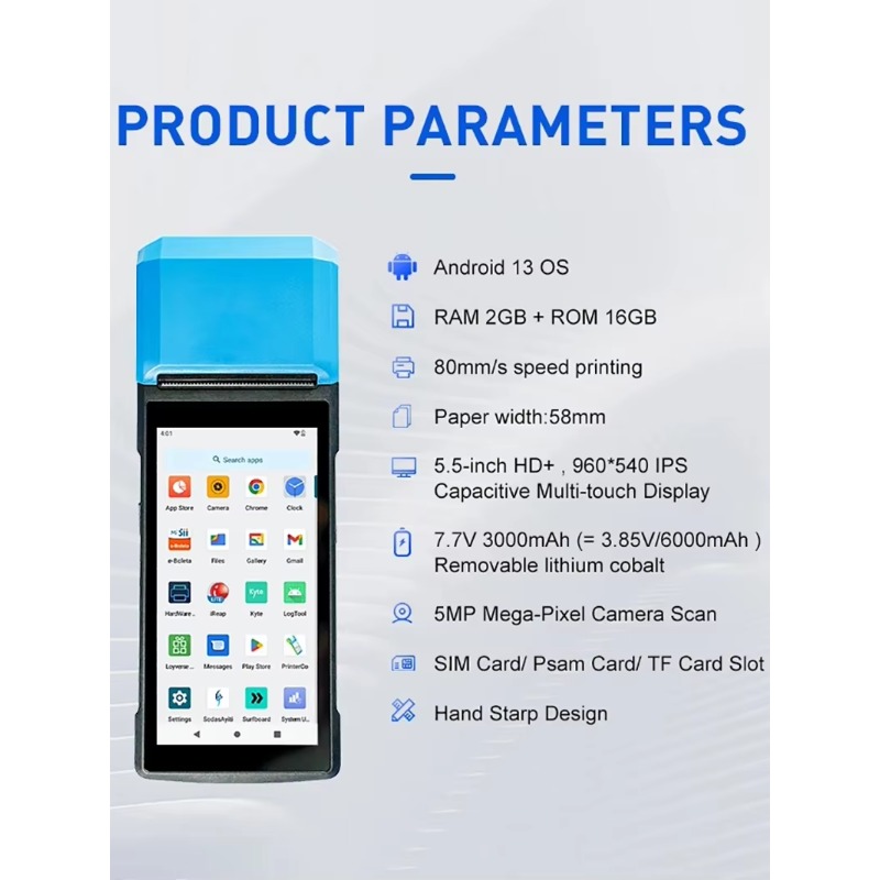 Мобильный POS-терминал на Andr – обзор и цена Pos Terminal Android
